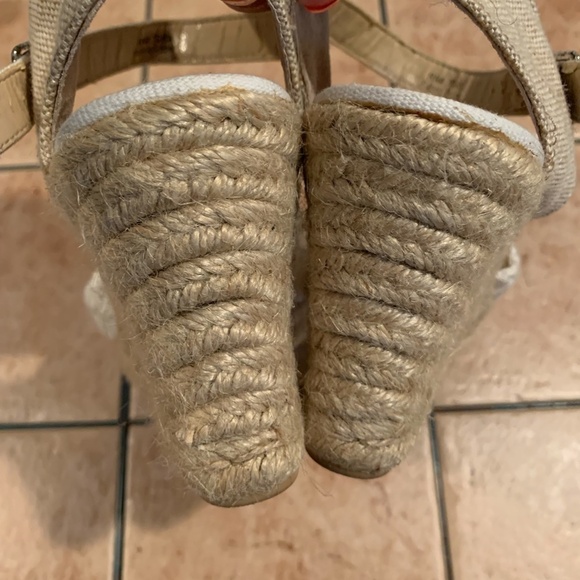 Chico's Sasha Crochet Espadrille Wedges size 8 - Picture 11 of 12